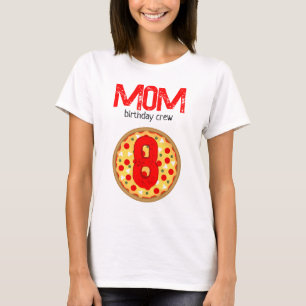T-shirt Cool fun pizza fête anniversaire de enfant équipag