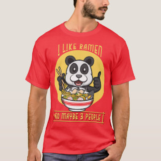 T-shirt Cool Funny Ramen Tee J'Aime Ramen Et Peut-Être Tro