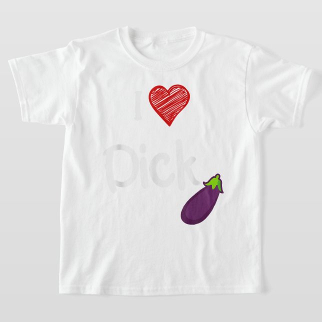 T-shirt Cool Gay pride Citation I Love Dick Funny Gay prid (Poser)