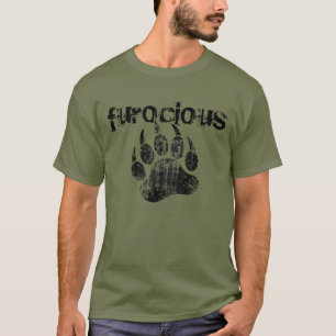 T-shirt Cool Gay Pride de l'ours Grunge Furocie Ours Paw