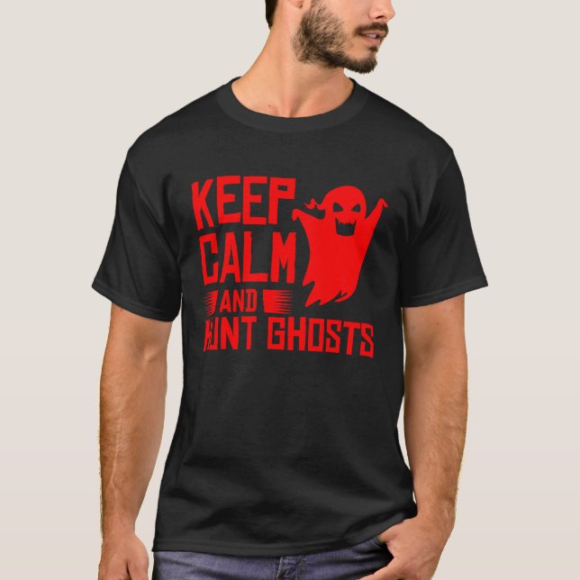 T-shirt Cool Ghost Hunter   Hunt Ghost Hunting Halloween (Devant)