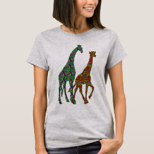 T-shirt cool giraff conception giraff sauvage