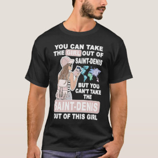 T-shirt Cool Girl from Saint Denis City  Proud Saint Denis