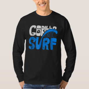 T-shirt Cool Gorilla Face Surf Gorilla Surf