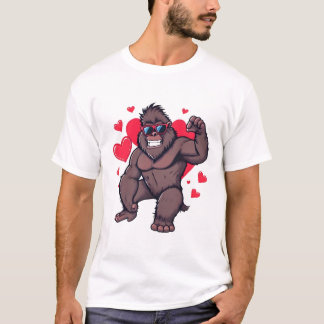 T-shirt Cool Gorilla Valentine