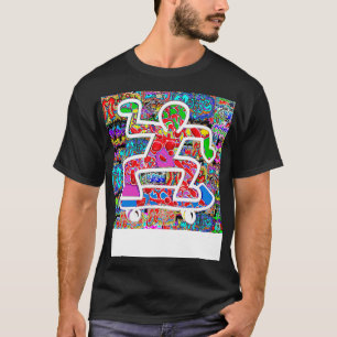 T-shirt cool graffiti skate skateboard hip hop danseur