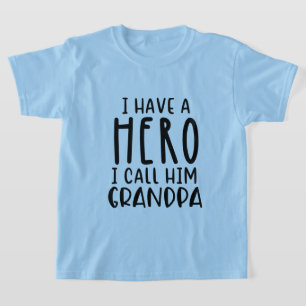 T-shirt Cool Grandpa Hero Grandson