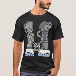 T-shirt Cool Grey 11s Tee - shirts pour correspondre Baske