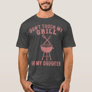 T-shirt Cool Grill Père Cadeau Pour Hommes Drôle Protecteu