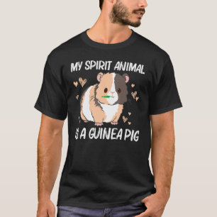 T-shirt Cool Guinée Cochon Pour Hommes Femmes Roue Fluffy