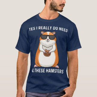 T-shirt Cool Hamster Cadeau Pour Hommes Femmes Dwarf Syrie