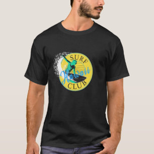 T-shirt Cool Hawaii Surf Club Surfboard Waves Surfer