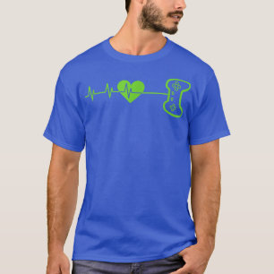 T-shirt Cool Heartbeat Pour Joueurs De Jeux Vidéo Jeu Jeu