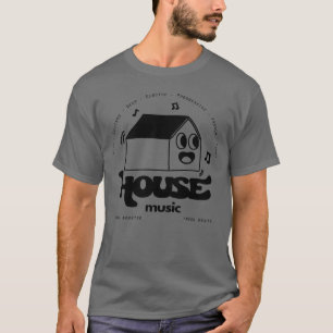 T-shirt cool house music imprimer retour rétro comic art D
