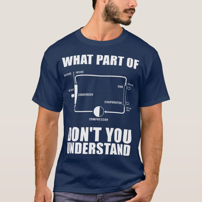 T-shirt Cool HVAC Design Pour Hommes Femmes Climatisation (Devant)