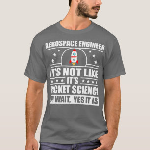 T-shirt Cool Ingénieuse Aérospatiale Pour Hommes Femmes Cr