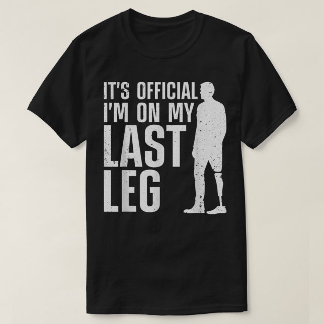 T-shirt Cool Jambe Amputée Art Pour Hommes Femmes Jambe Pr (Design devant)