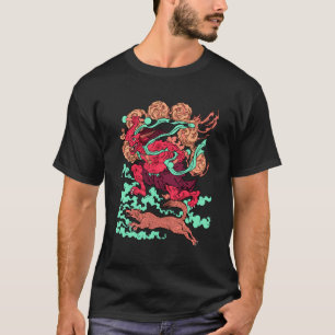 T-shirt Cool Japonais Oni Ogre Demon Kuniyoshi Monster Uki