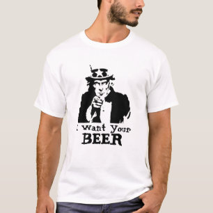 T-shirt cool Je veux votre oncle de bière sam boisson drôl