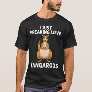 T-shirt Cool Kangaroo Pour Hommes Femmes Kangaroo Mar