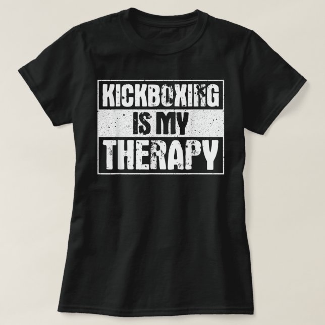 T-shirt Cool Kickboxing For Men Women Kickboxer Workout Ex (Design devant)