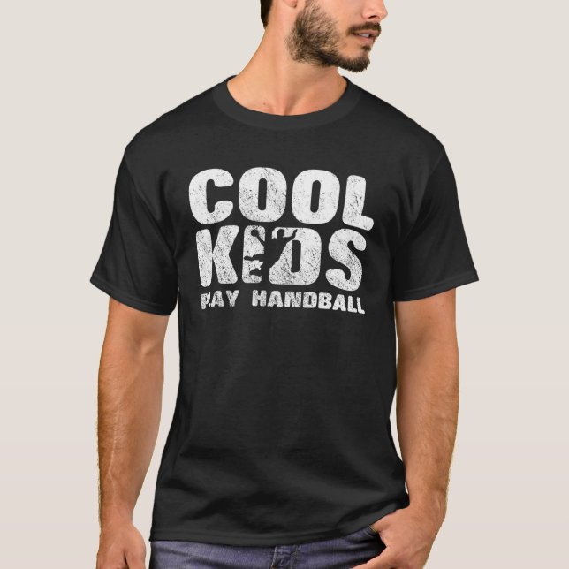 T-shirt Cool Kids Play Handball (Devant)