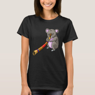 T-shirt Cool Koala Jouer Didgeridoo Funny Bear Musicia