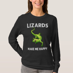 T-shirt Cool Lizard Pour Hommes Femmes Gecko Green Reptile