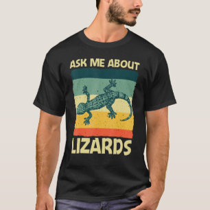 T-shirt Cool Lizard Pour Hommes Femmes Reptile Animal Liza