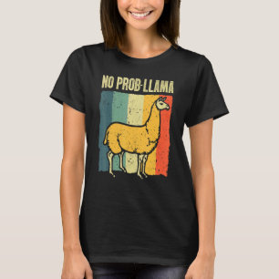 T-shirt Cool Llama Pour Hommes Femmes Pas De Prob Llama Al
