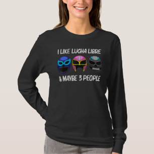 T-shirt Cool Lucha Libre Art Pour Hommes Femmes Lutte Luch