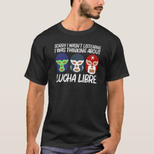 T-shirt Cool Lucha Libre Pour Hommes Femmes Luchador Guerr