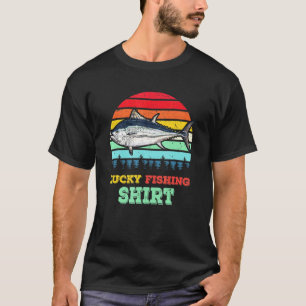 T-shirt Cool Lucky Pêche Tuna Poisson Tuna Pêcheur Deep S
