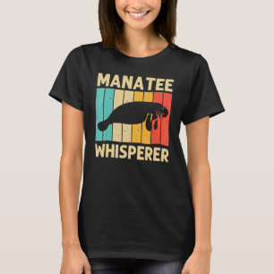 T-shirt Cool Manatee Pour Hommes Femmes Vache De Mer Sauve
