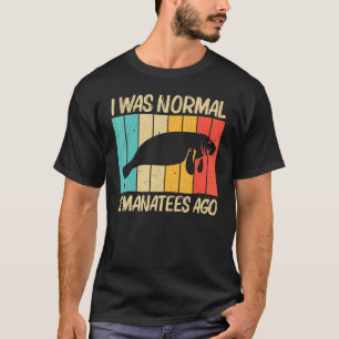 T-shirt Cool Manatee Pour Hommes Femmes Vache De Mer Sauve