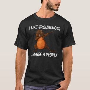 T-shirt Cool Marmotte Pour Hommes Femmes Jour Marmotte Jou