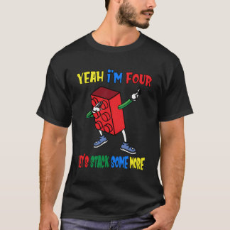 T-shirt Cool Master Builder Blocks Brick Builder Kids Shir