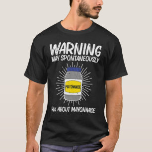 T-shirt Cool Mayonnaise Pour Hommes Femmes Mayo Mayonnaise