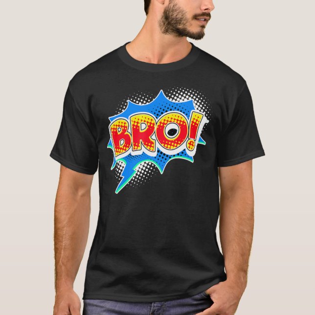 T-shirt Cool Mens Dit Bro Awesome Chill Relax Humour (Devant)