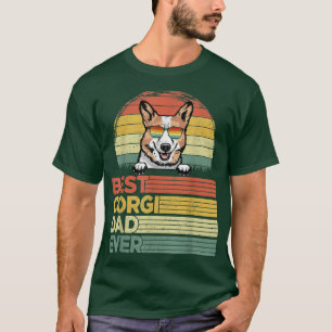 T-shirt Cool Mens Meilleur Corgi Papa Jamais Drôle Fête de