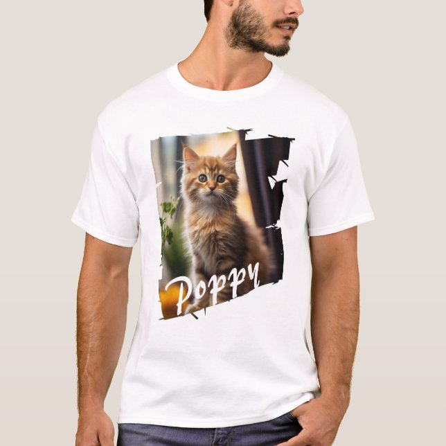 T-shirt Cool moderne simple pour animaux de compagnie (Devant)