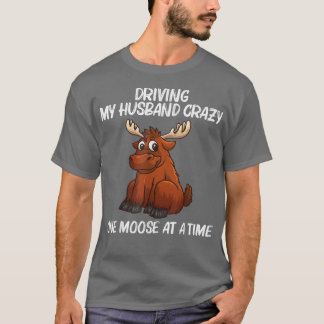 T-shirt Cool Moose Pour Femmes Filles Deer Alaska Moose Lo