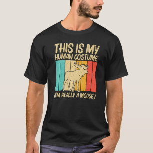 T-shirt Cool Moose Pour Hommes Femmes Moose Deer Bull Elk