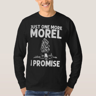 T-shirt Cool Morel Design Pour Hommes Femmes Chasse Aux Ch