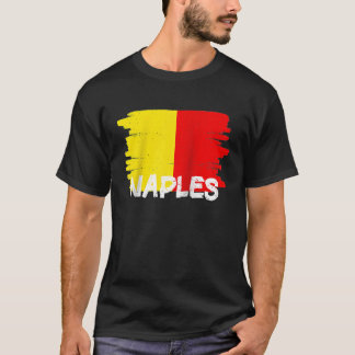 T-shirt Cool Naples Flag Raglan Baseball