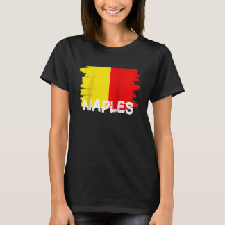 T-shirt Cool Naples Flag Raglan Baseball
