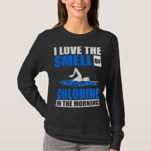 T-shirt Cool Natation Hommes Femmes Swimmer Swim Pool Chlo