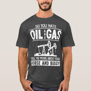 T-shirt Cool Oilfield Art Hommes Femmes Roughneck Oil Ridi