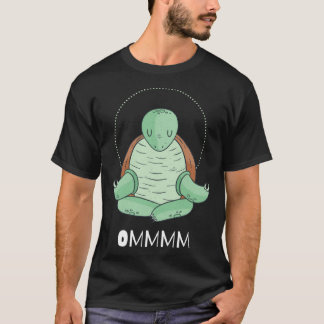 T-shirt Cool OMMM meditation relaxation turtle yoga