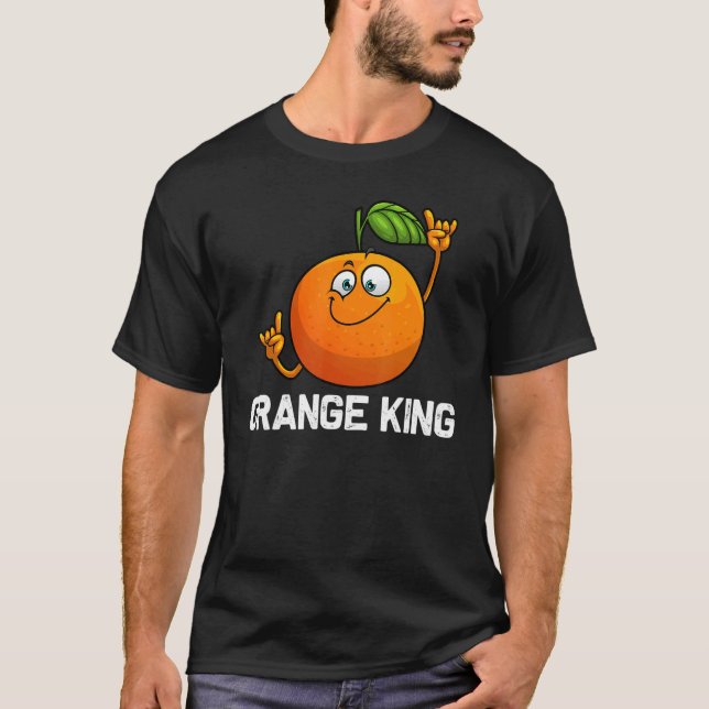 T-shirt Cool Orange Pour Hommes Papa Fruit Tropical Citrus (Devant)